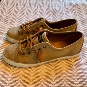 Old-School Sperry Top-sider Slides - Size 7